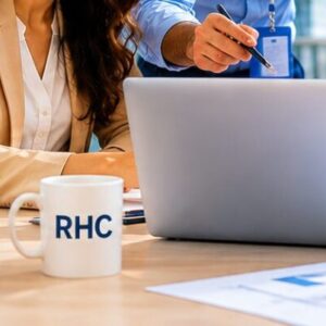 Professional team collaboration and career development environment in Canada for international professionals and newcomers