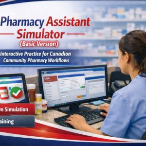Pharmacy Assistant Simulator (Basic Version) – hands-on simulation of Canadian community pharmacy workflows